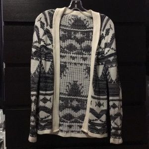 tribal patterned cardigan